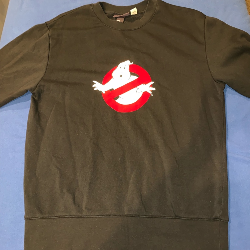 H&M Long Sleeve Black Ghost Busters Tee Shirt